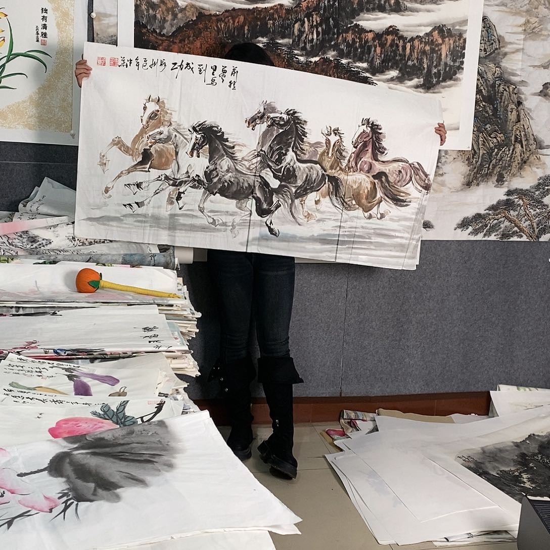 国画手写手绘国画作品23