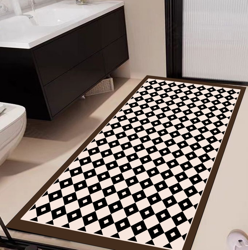 D221【100*160cm】硅藻泥地垫客厅卧室防滑厨房玄关卧室毯