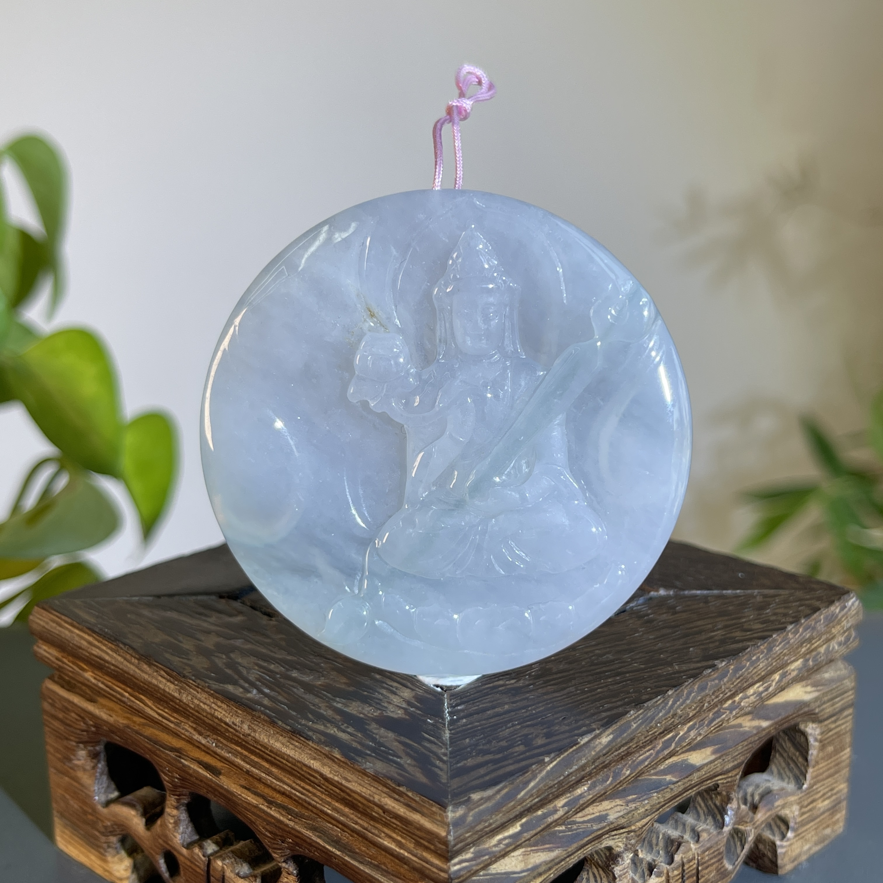 JXA15-94  天然缅甸A货翡翠 虚空藏