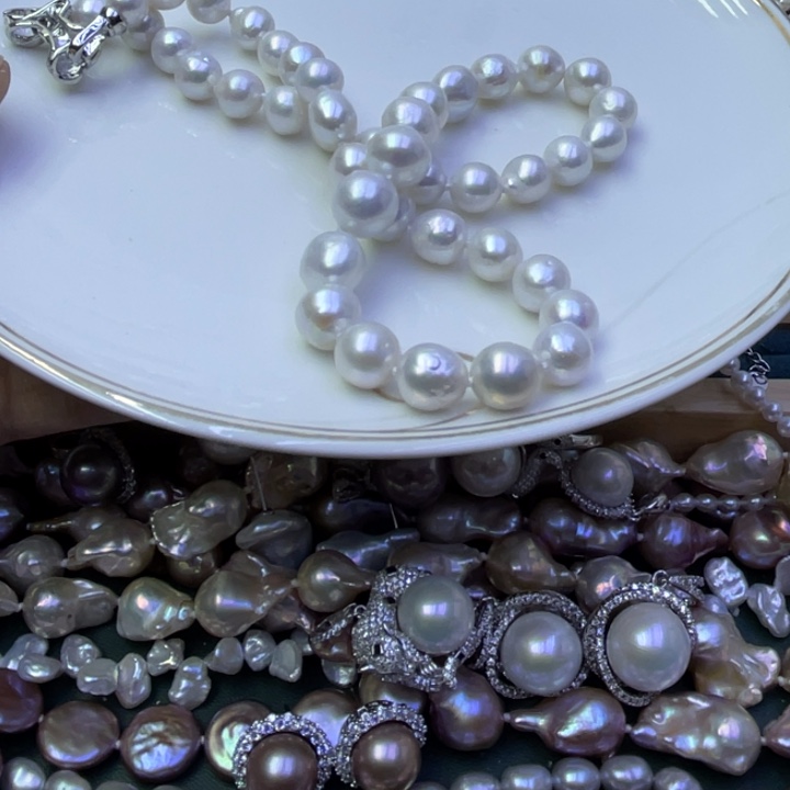 淡水珍珠项链合金A****.