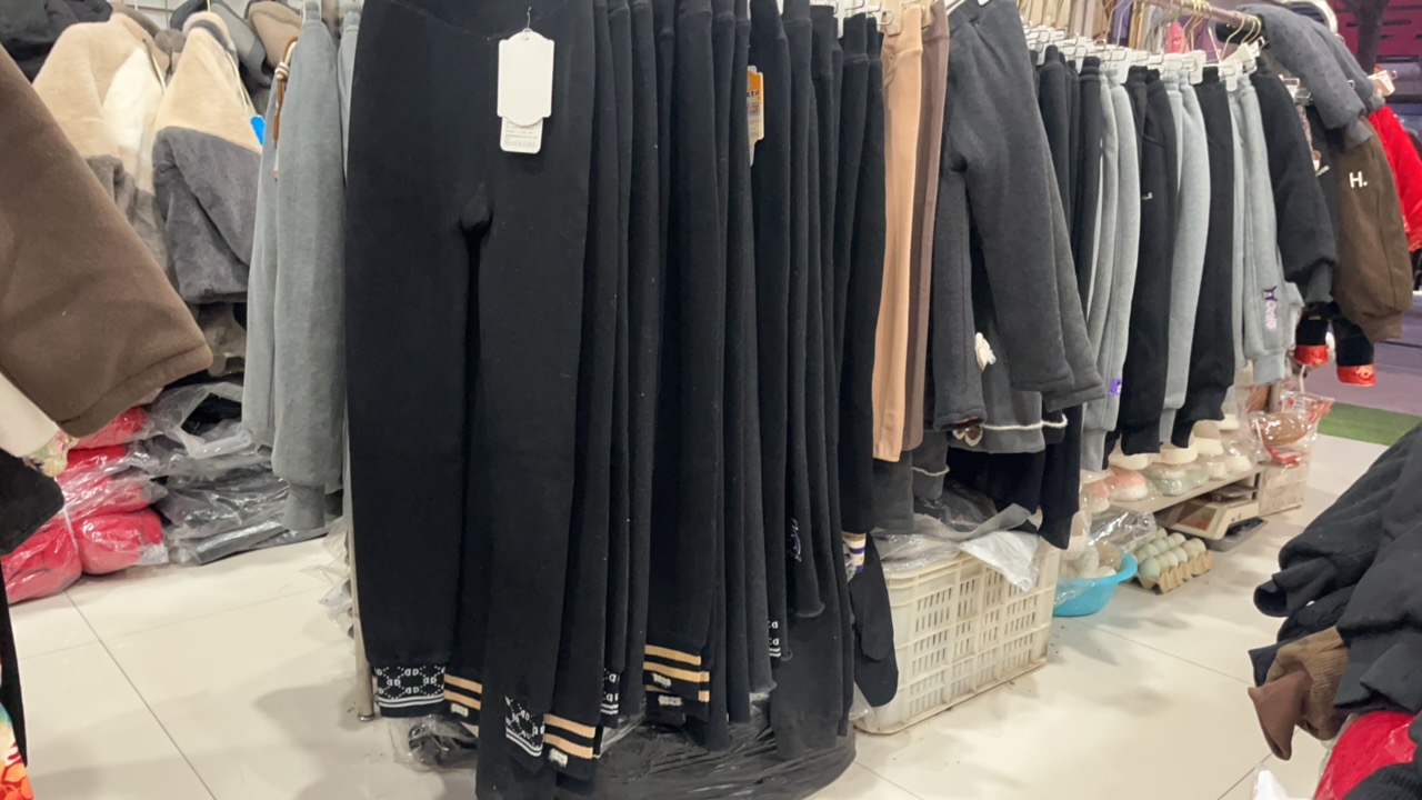 女大童加厚过冬打底裤紧身裤加厚少女版打底裤