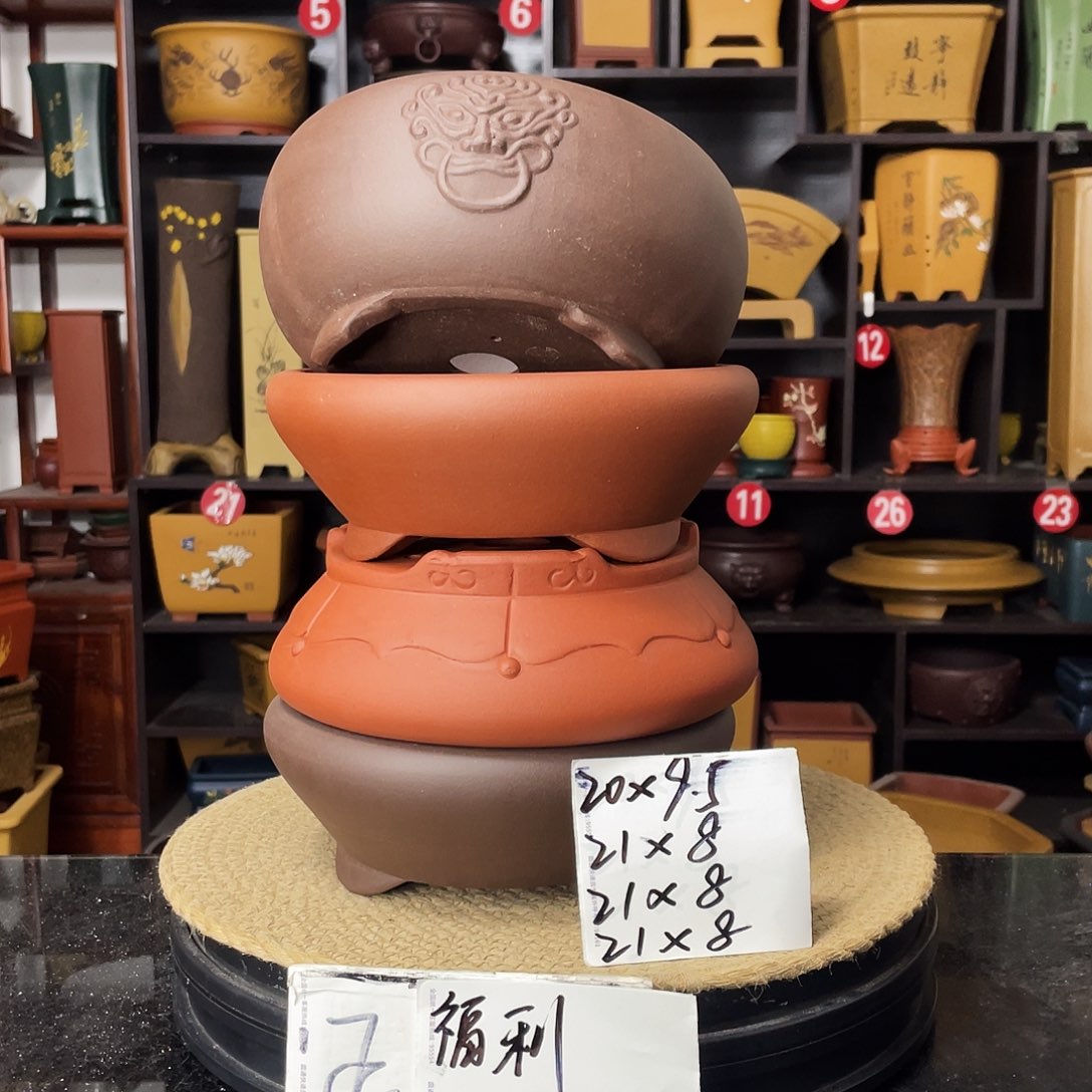 紫砂D-盆尚好婉秋紫砂花盆