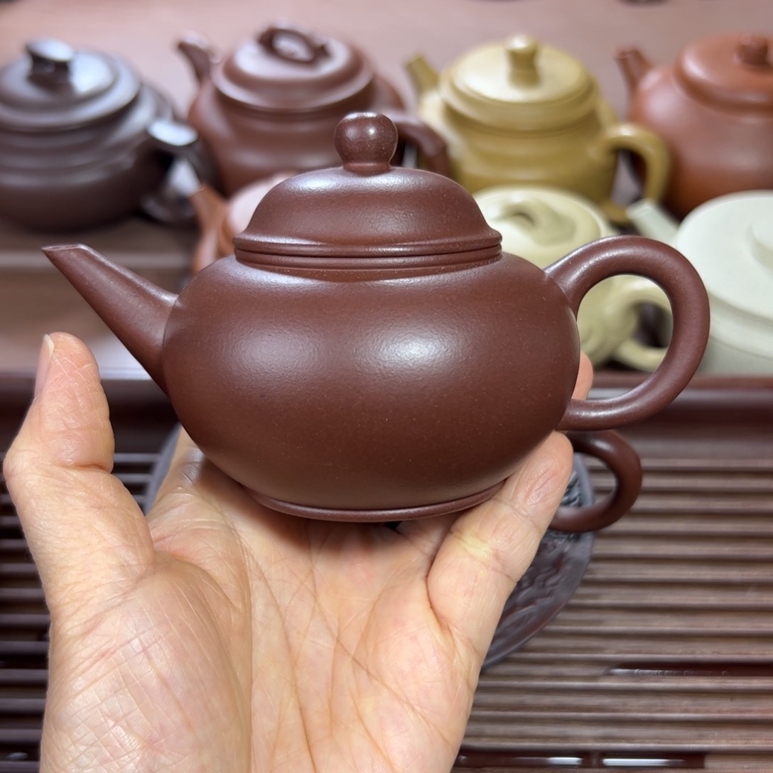 紫泥茶壶樱*释龙血砂 水平 160cc