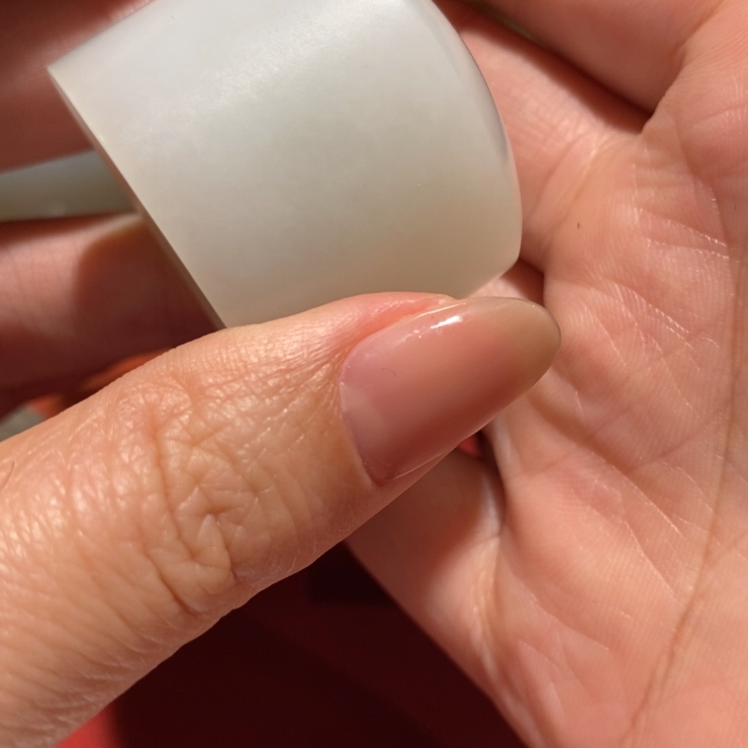 和田玉珠子未镶嵌山***光