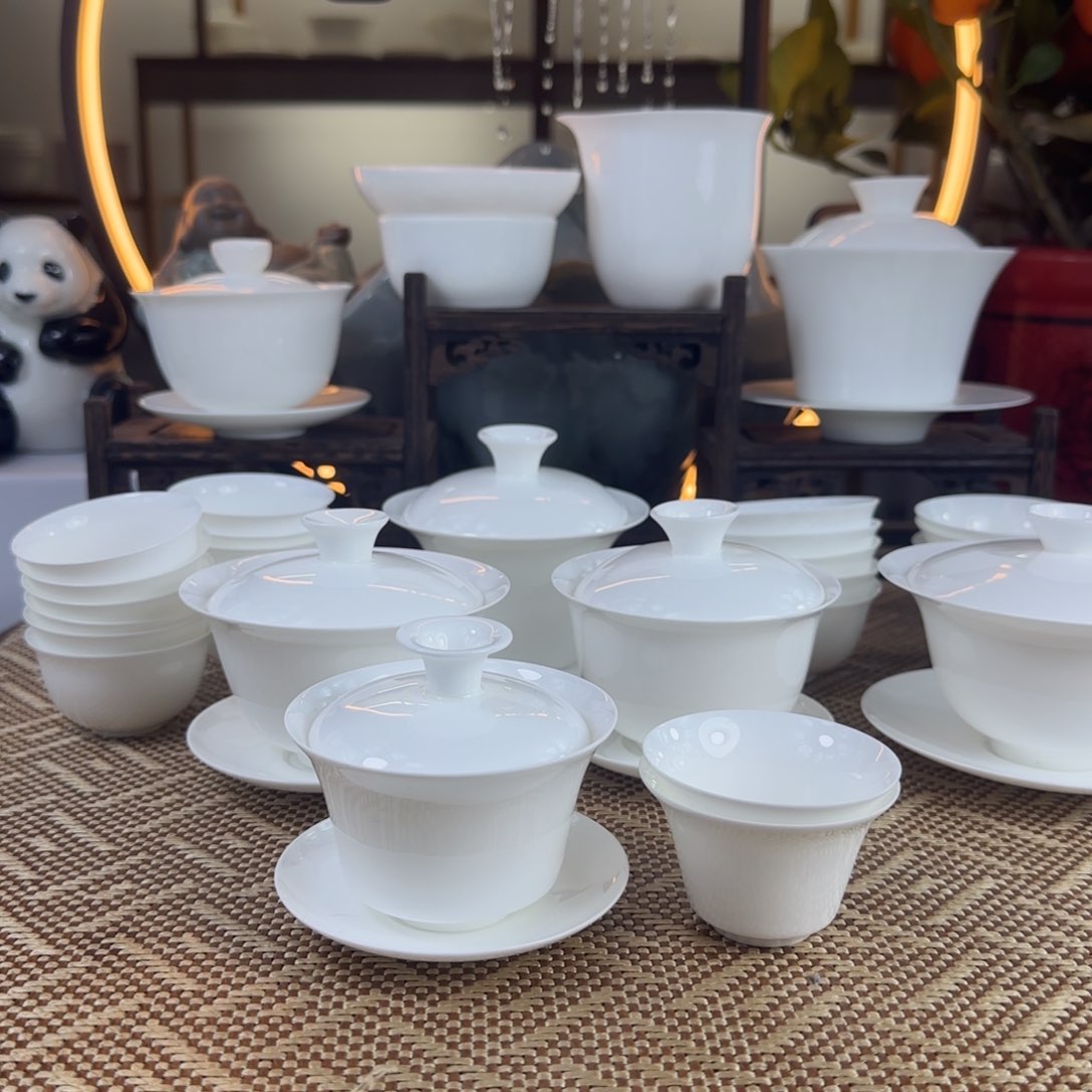 盖下70ml盖碗➕2个马蹄杯