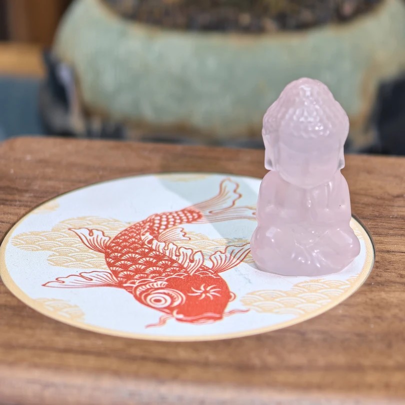 3厘米粉晶时尚宝宝佛