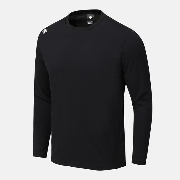 DESCENTE/迪桑特圆领长袖T恤男女同款运动健身休闲SQ323TTL91