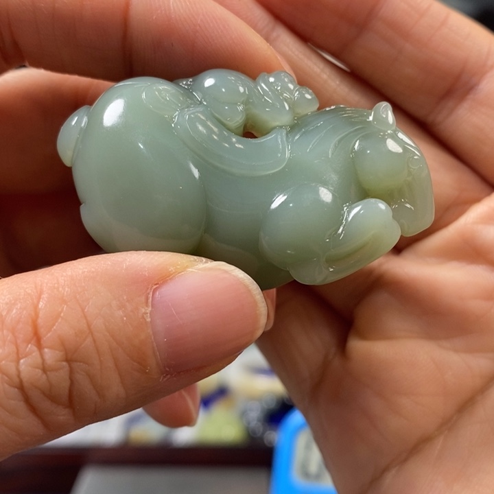 和田玉挂件未镶嵌又*次