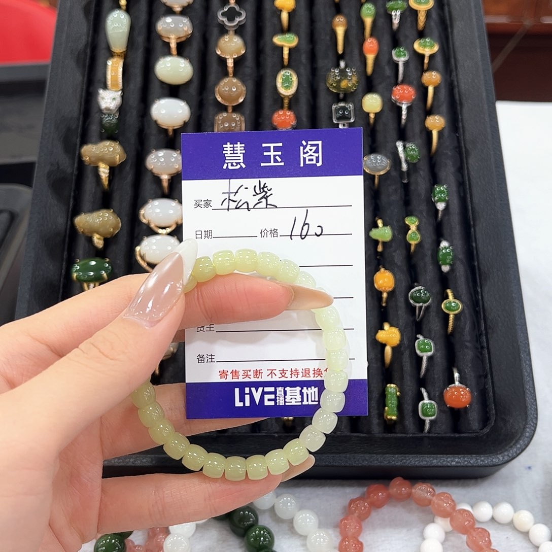 松***紫和田玉未镶嵌耳饰不退不换