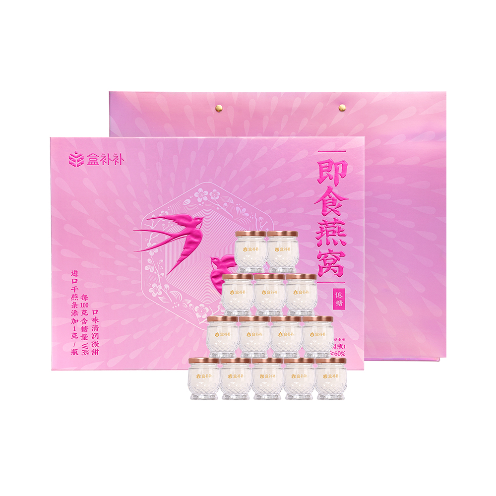 盒补补 即食燕窝礼盒(低糖) 36g*14