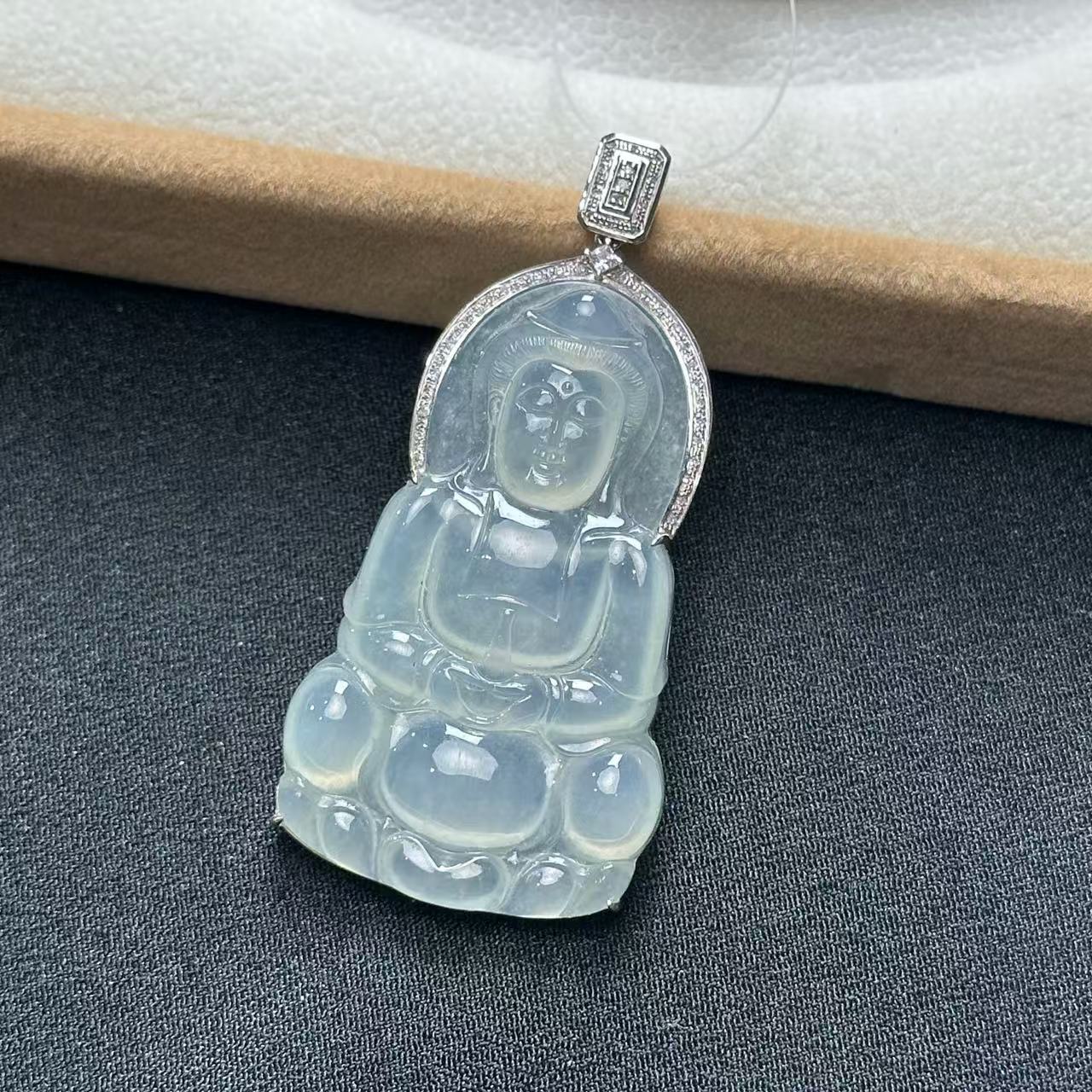 【睿泽鉴宝】18K翡翠颈饰  FZB0118-356