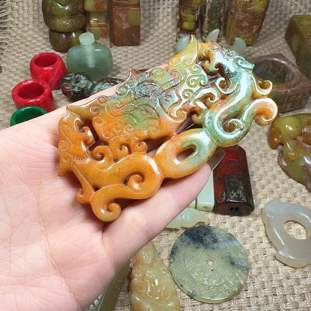 白玉菩提吊坠挂件