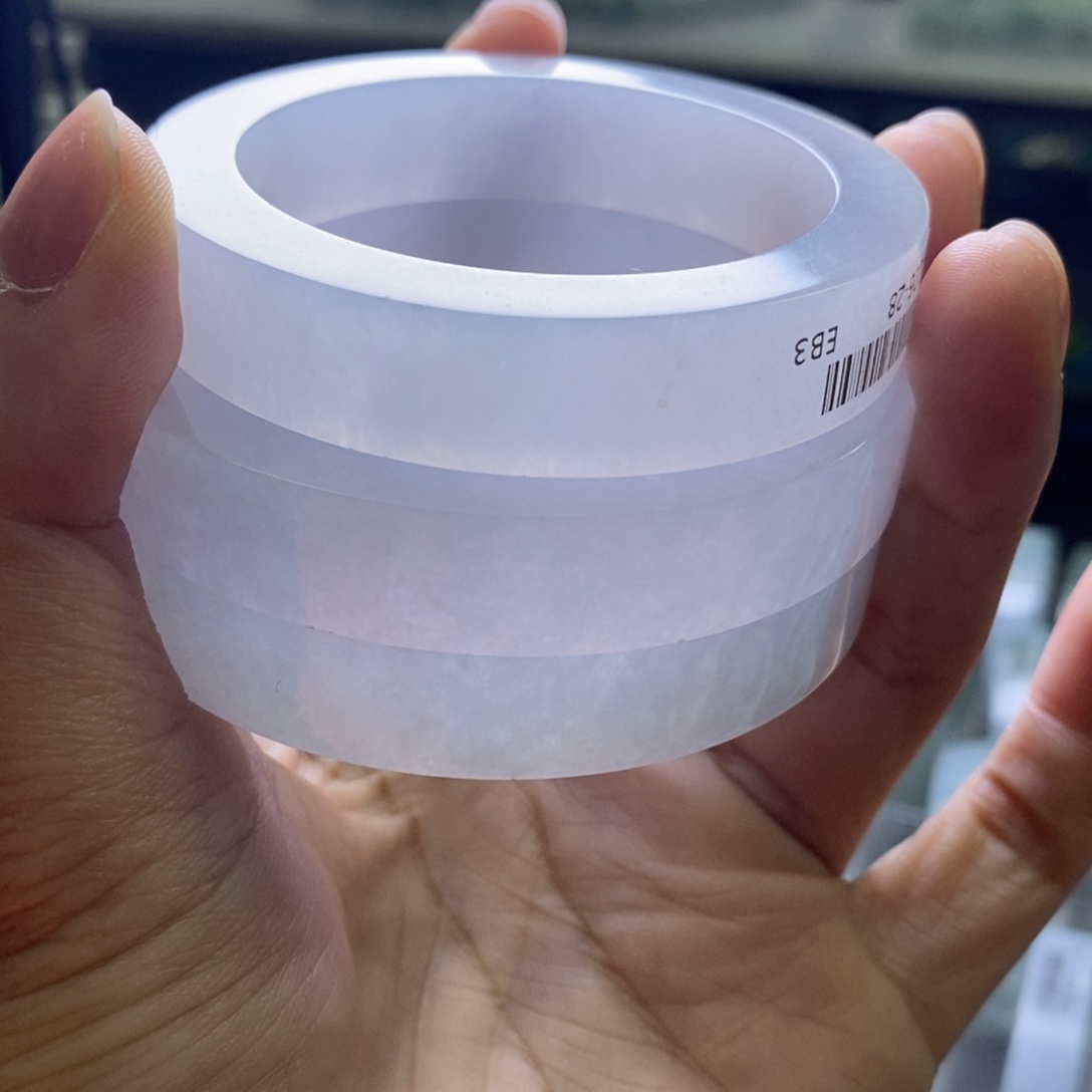 流***舞定制翡翠未镶嵌手镯多样性发货