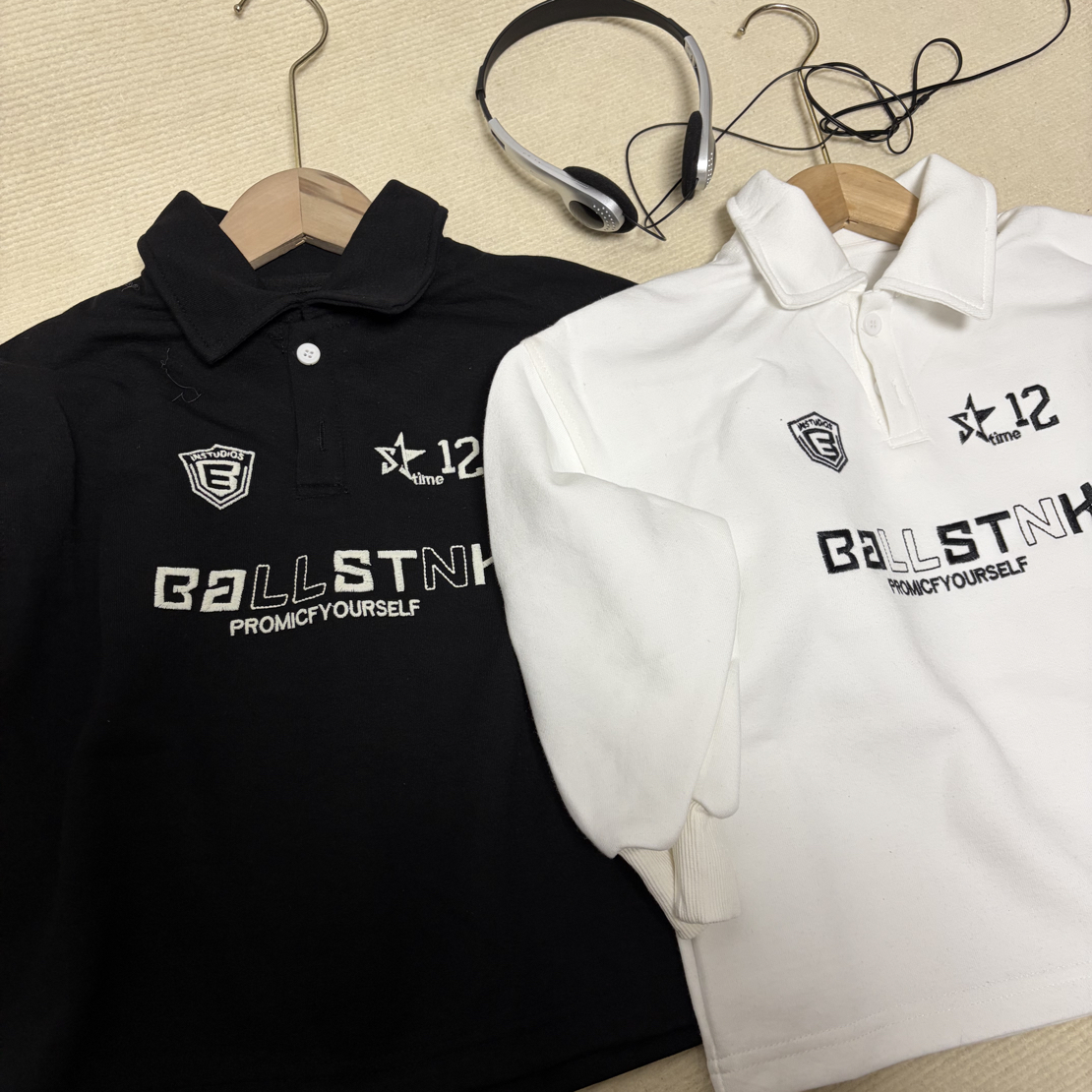 剪标秋季刺绣机车polo卫衣