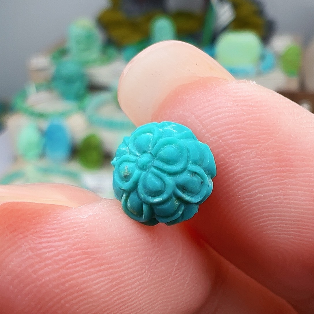 绿松石未镶嵌主播万珍