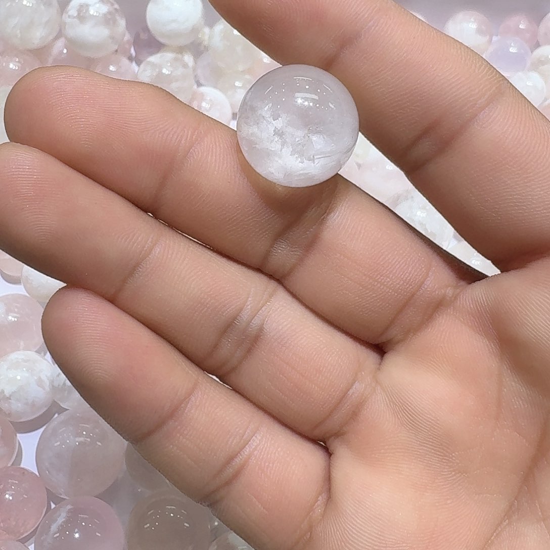 水晶颈饰未镶嵌打孔定制不退