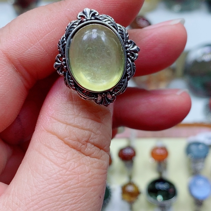 水晶戒指未镶嵌水晶