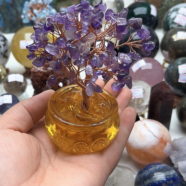 198克发财树未镶嵌水晶