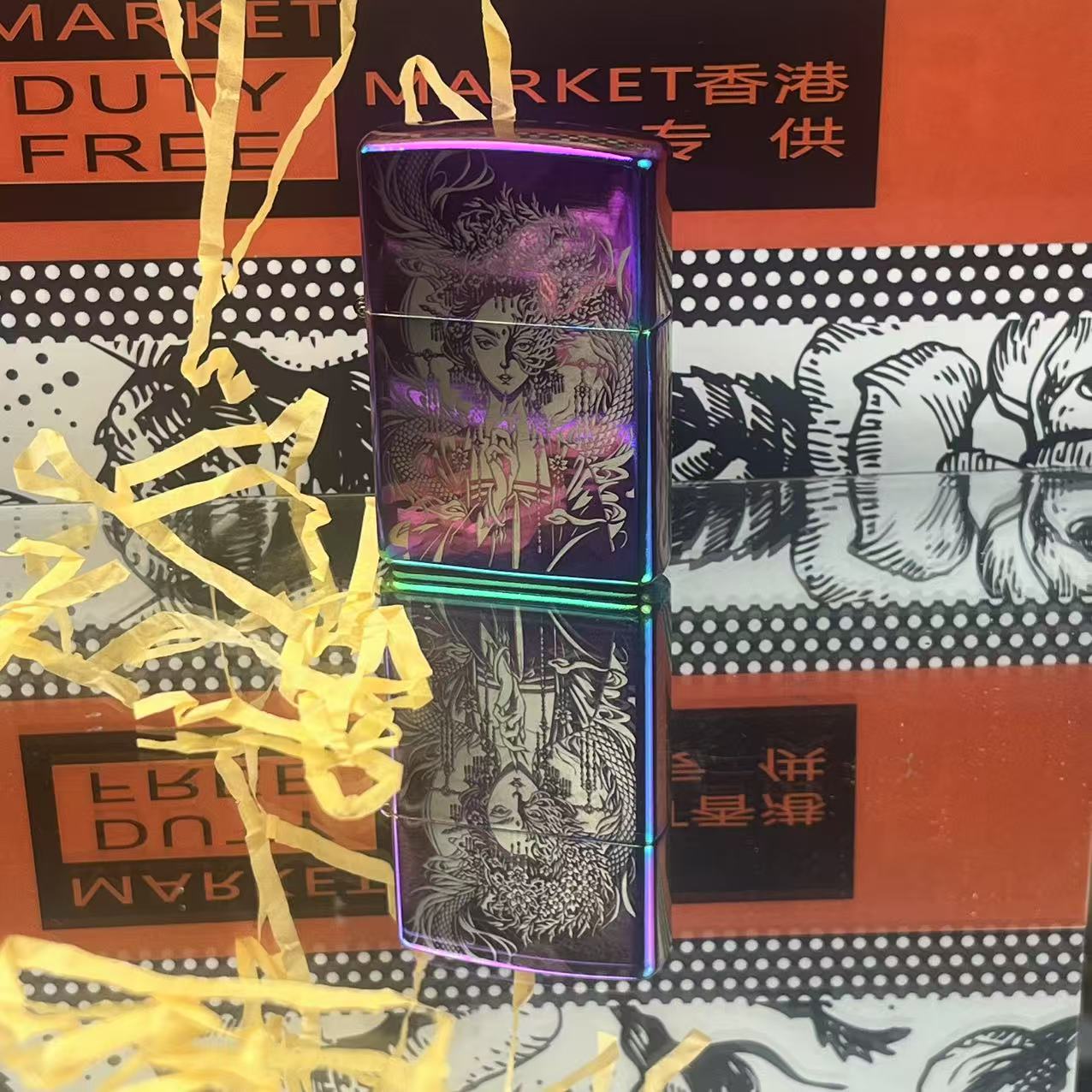 复古防风煤油打火机幻彩九天玄女送男友节日礼物
