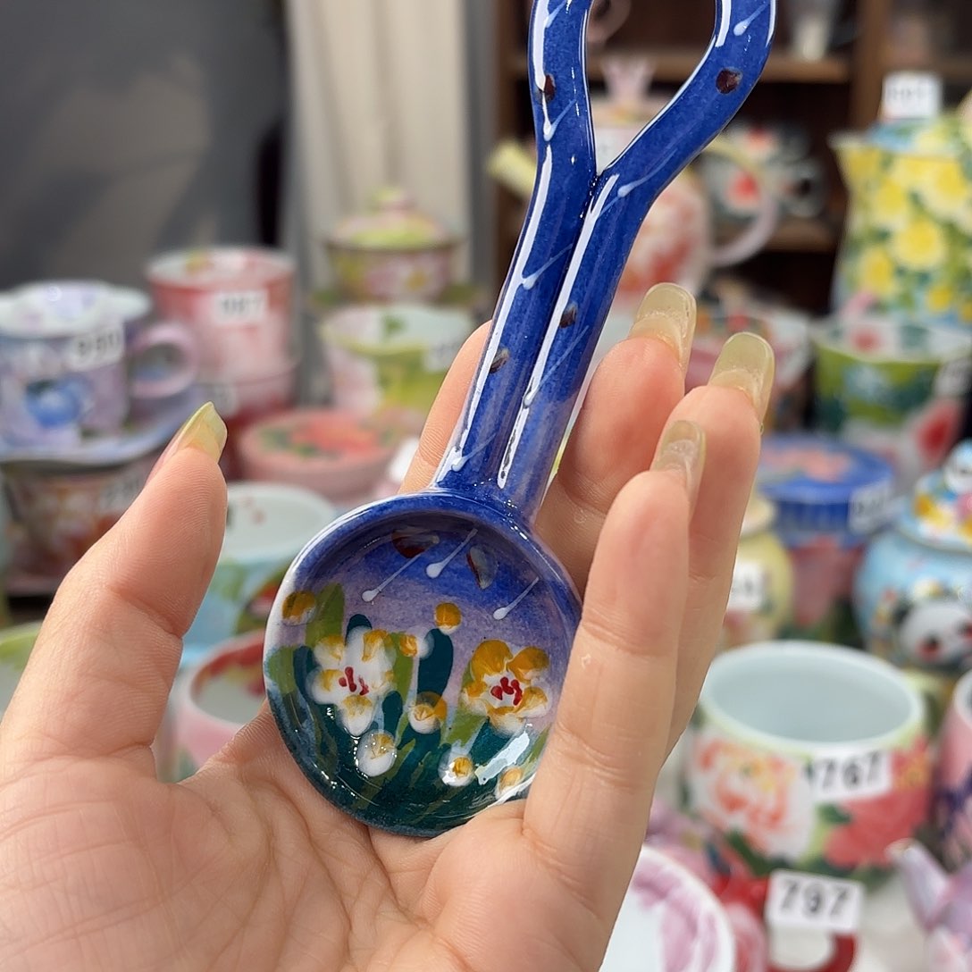 瓷片景德镇手绘高温釉下彩陶瓷茶具
