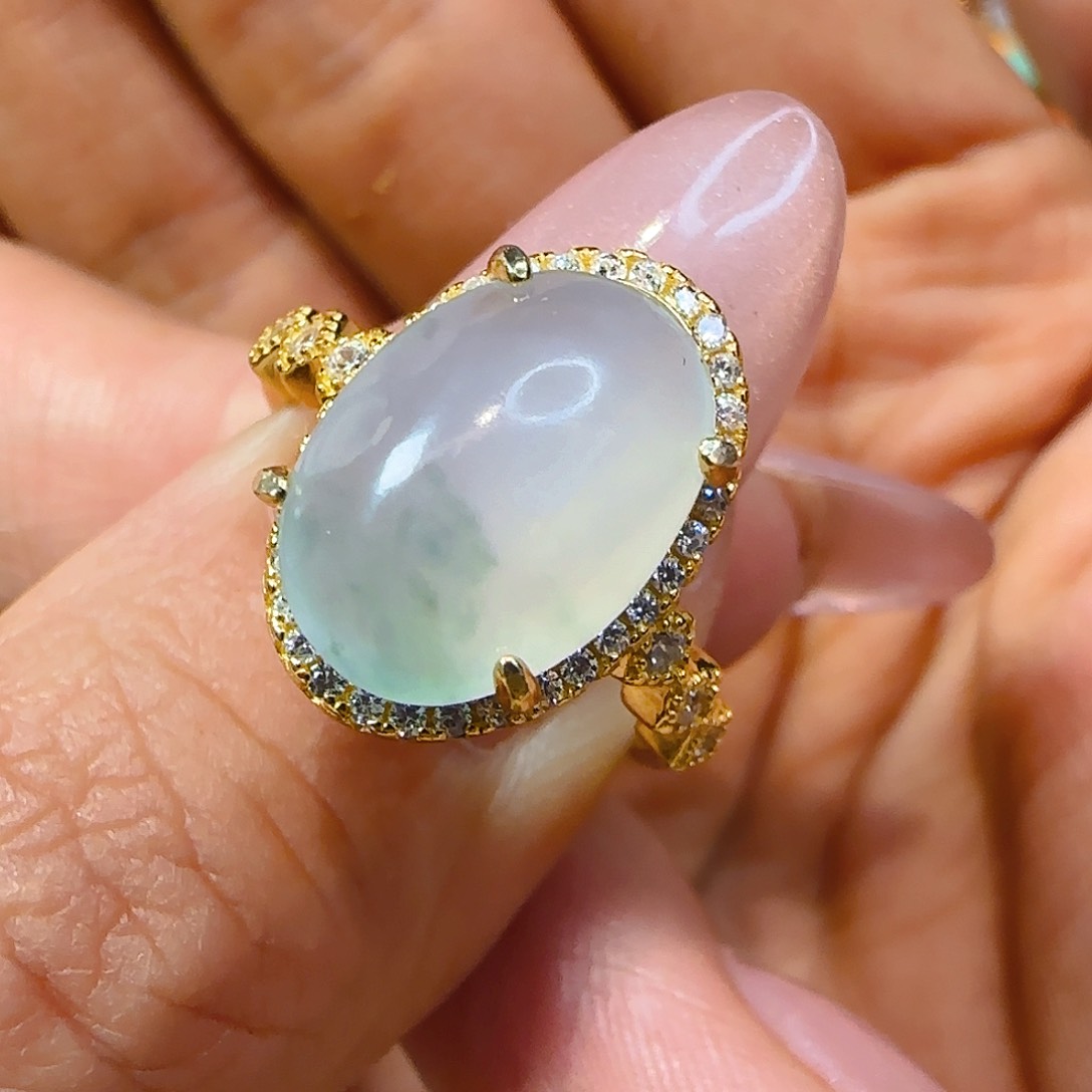 翡翠戒指未镶嵌翡翠240