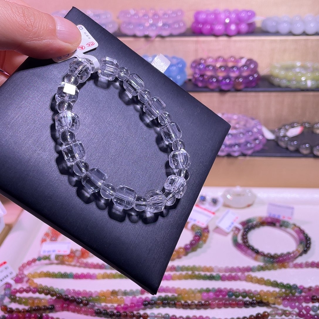 水晶未镶嵌手链白水晶