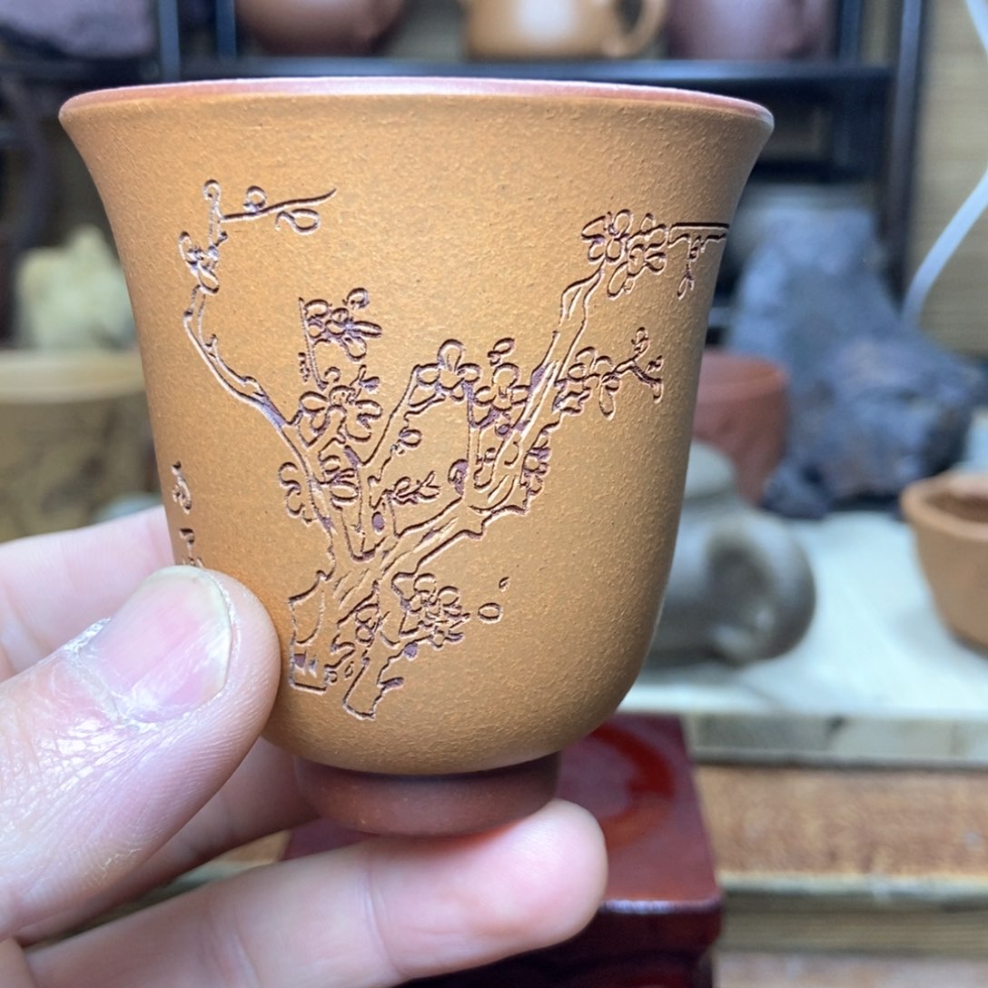 紫砂茶杯紫砂主人杯