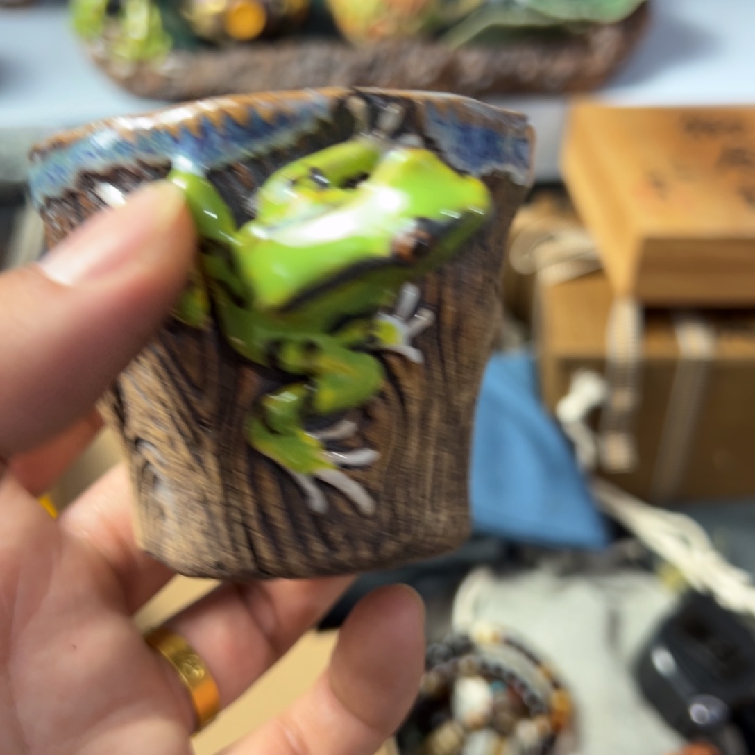 紫砂茶杯放漏场，全都漏