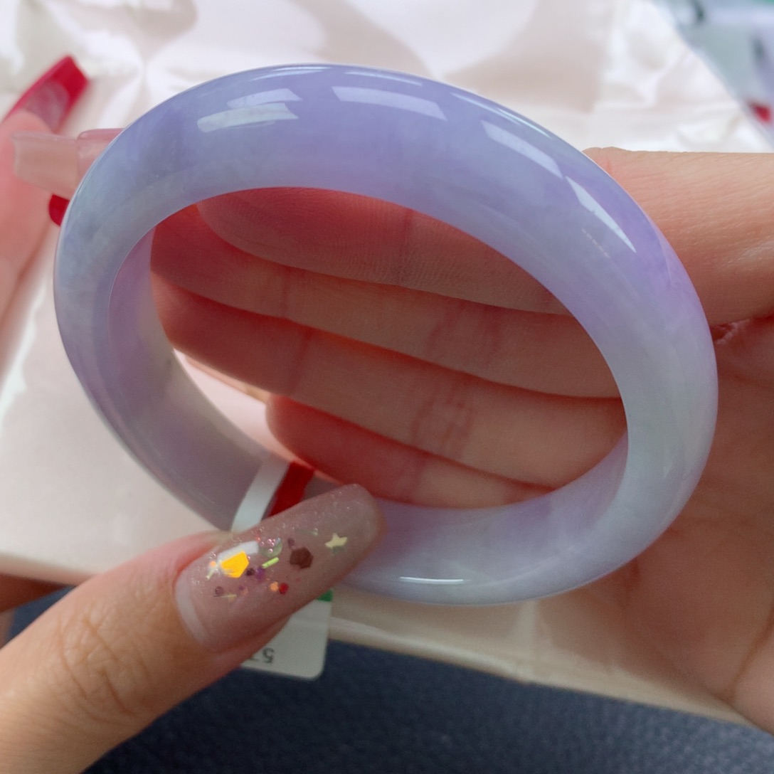 翡翠手镯未镶嵌57.3正圈