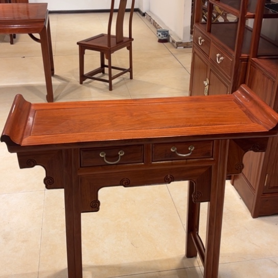 紫檀木类家具G*缅花桥头案