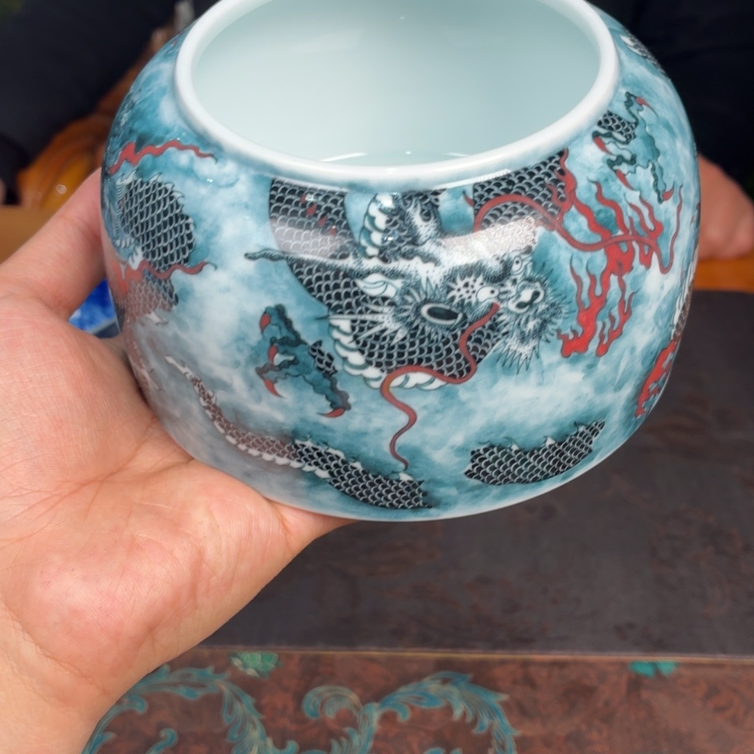 瓷杯子瓷姑娘景德镇陶瓷艺术