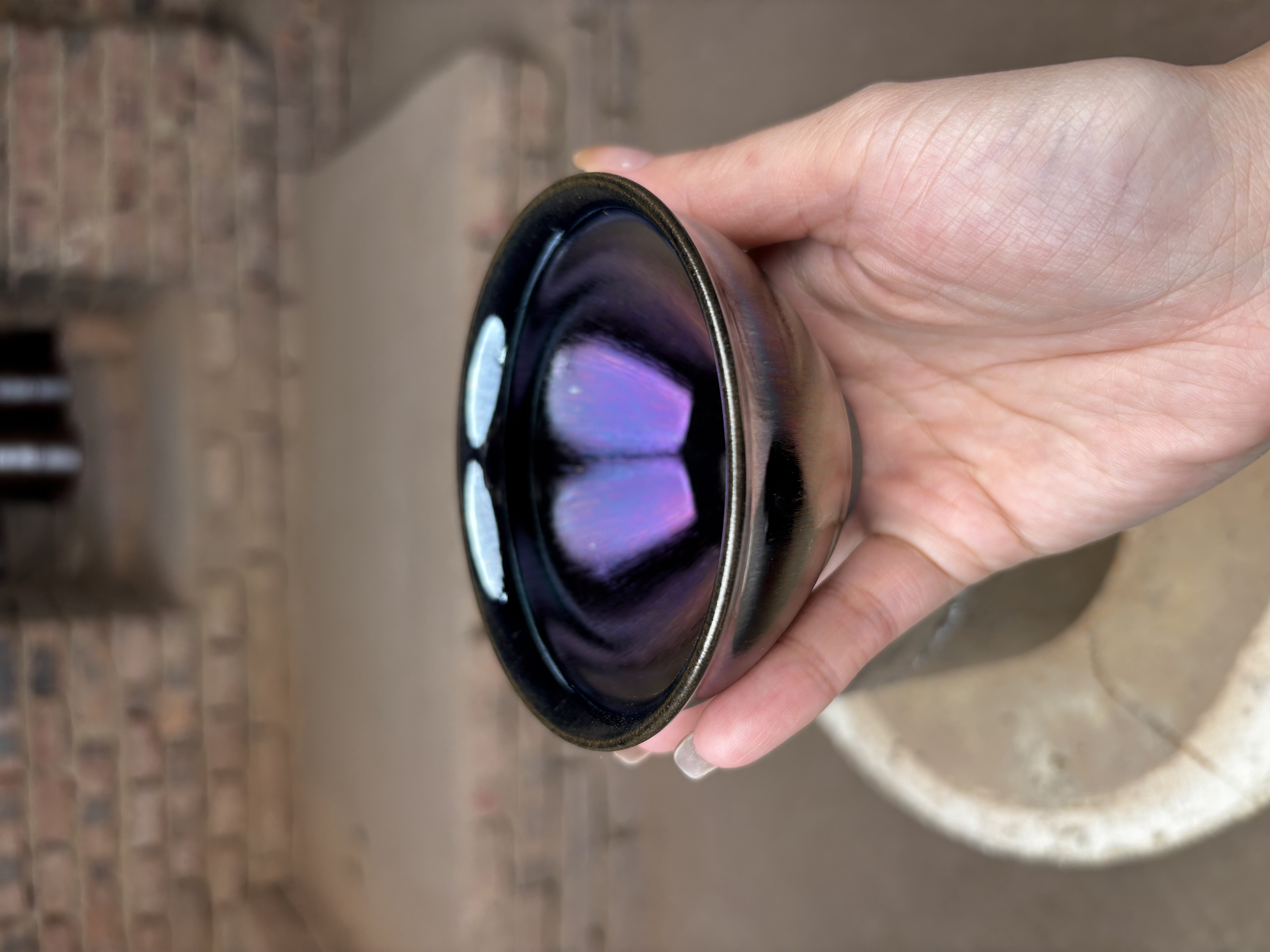 闪购 建窑建盏  七彩银毫   主人杯礼盒装带溯源证书电烧 