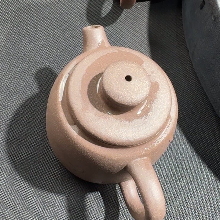 紫砂茶壶紫泥巨轮110cc无添加