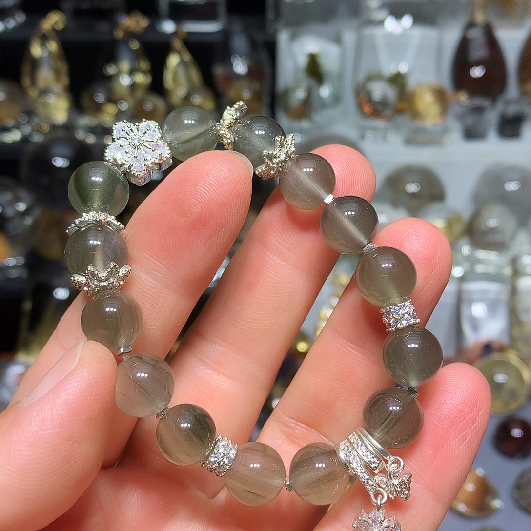 水晶珠宝半成品未镶嵌定制款手链