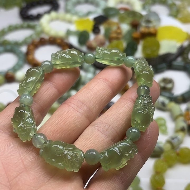 蛇纹石玉未镶嵌手串