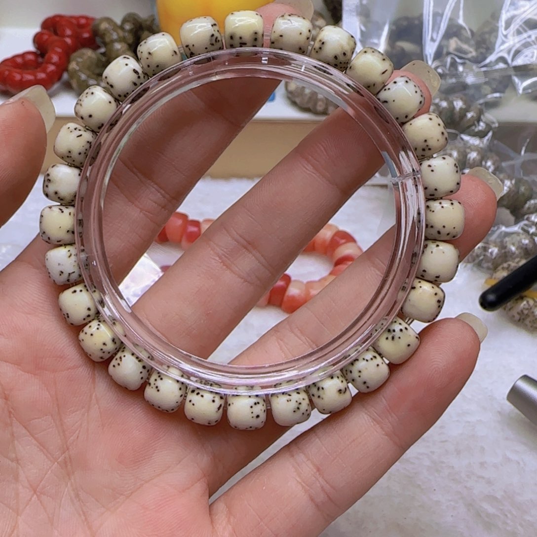 星月菩提手串88高端河豚星月菩提87桶单圈