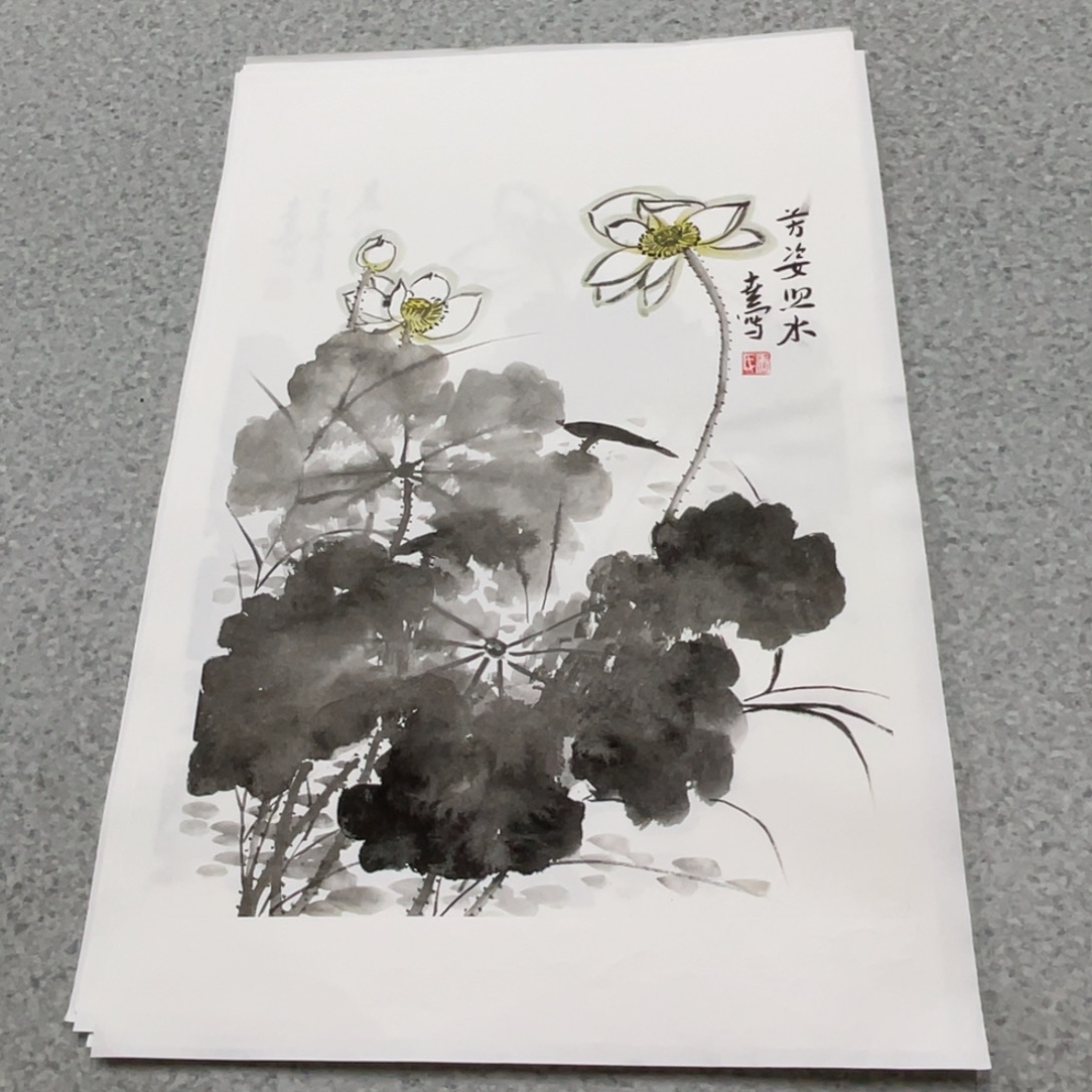 国画1.4平尺国画作品