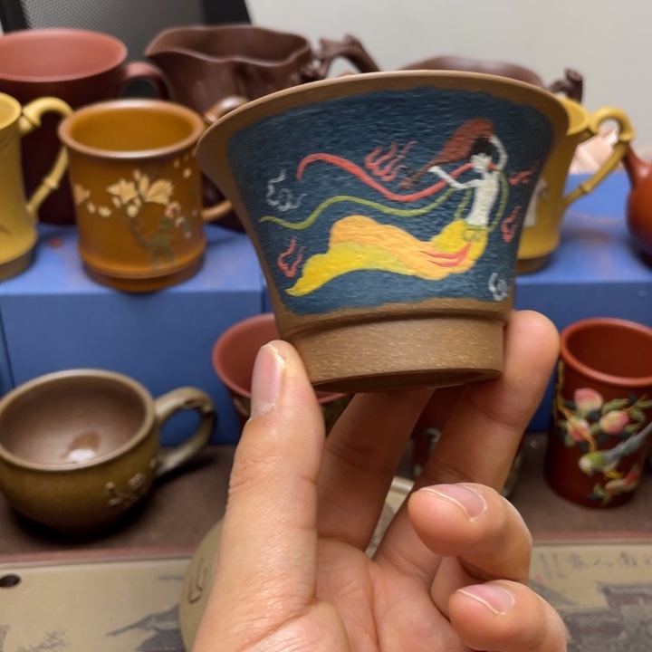 紫砂茶杯紫砂主人杯