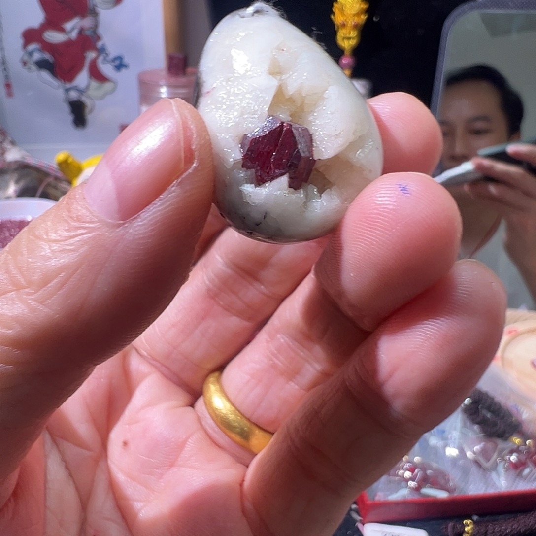 天然辰砂聚宝盆马仙溪