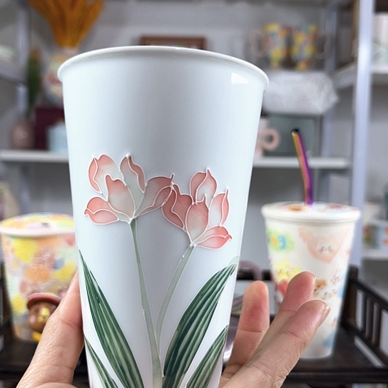 手绘高温釉下彩陶瓷