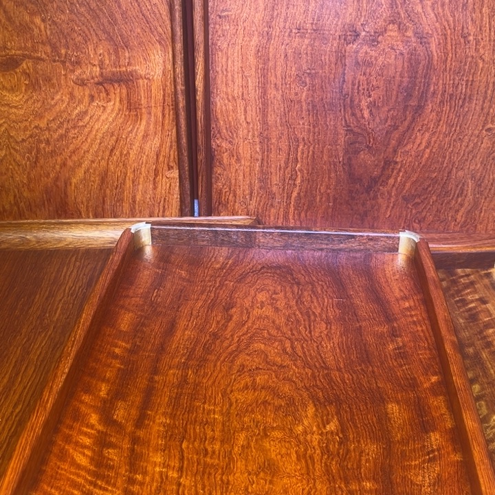 一***天绒质木大国紫檀茶盘文盘