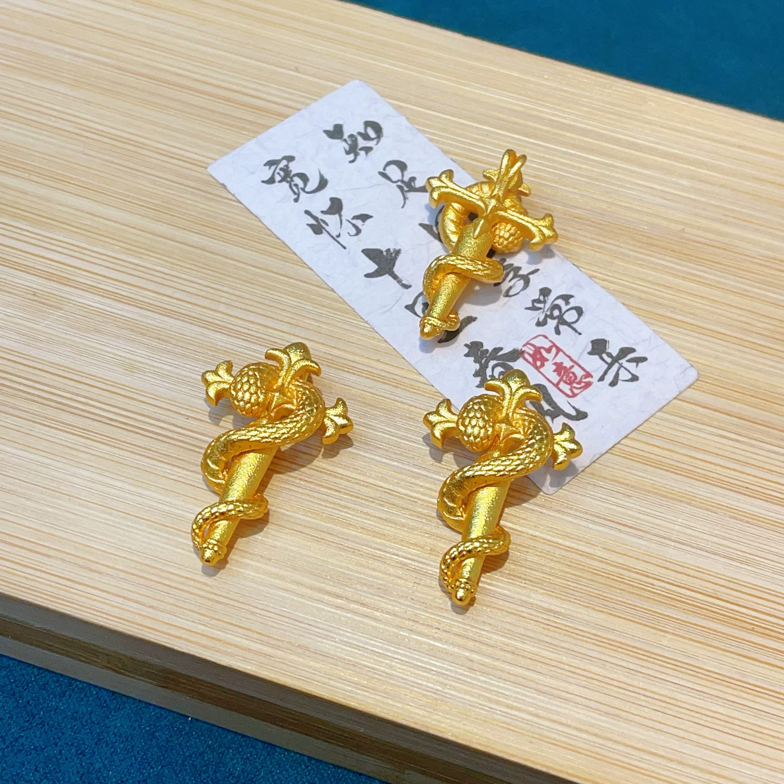 吊坠足银 【灵蛇】灵蛇吊坠本命年十字架专柜同款百搭古法复古素款