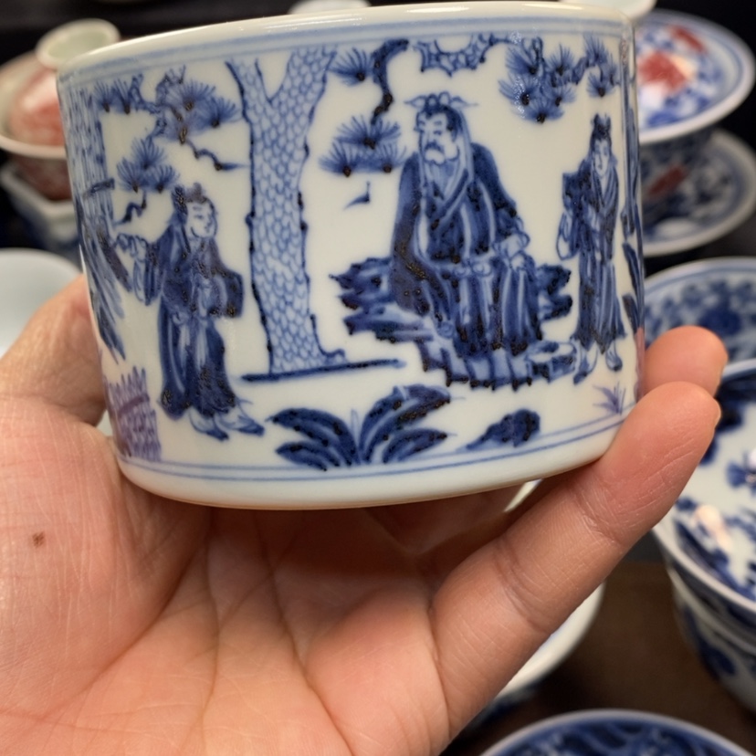 【闪购商品】景德镇青花主人杯