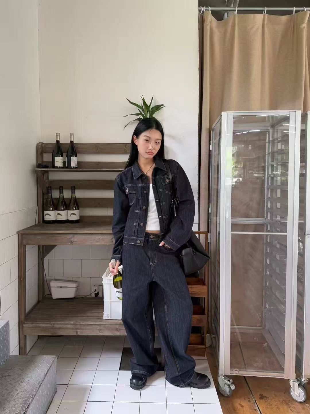 IN choose u笑笑家韩版牛仔短外套#89831