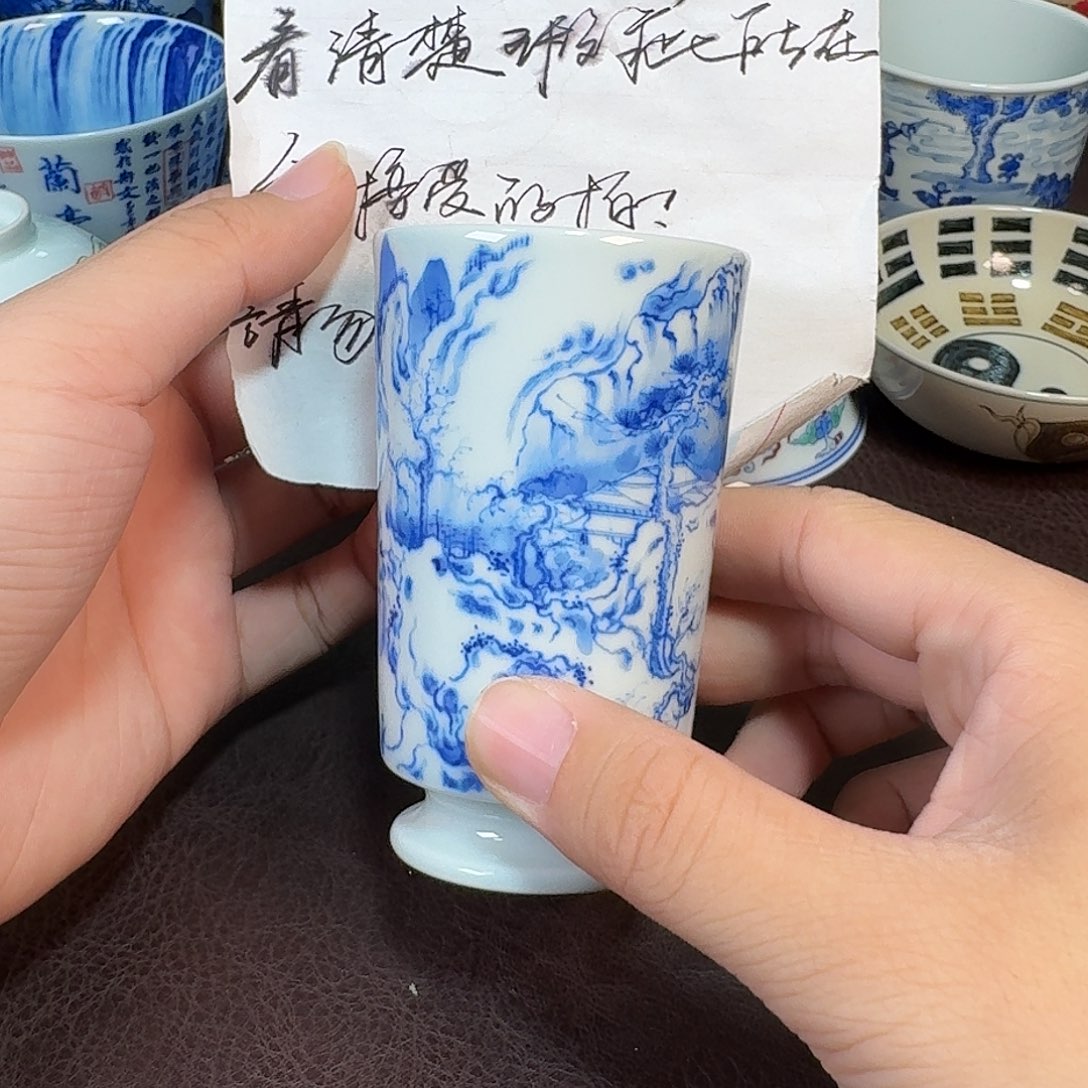 胖***儿现代景德镇陶瓷杯