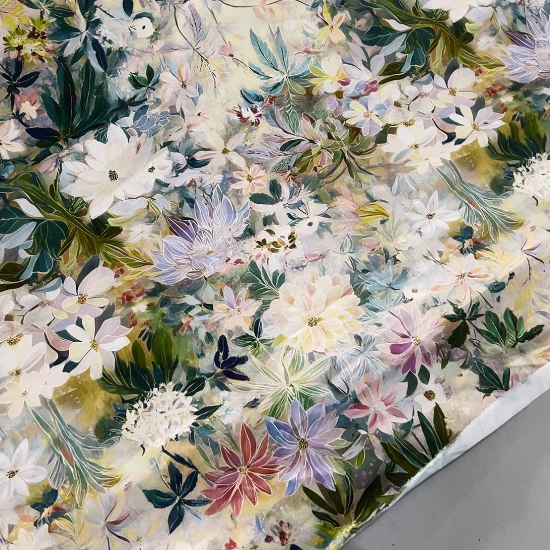 棉一米价纯棉斜纹纱卡1.5米宽果子c