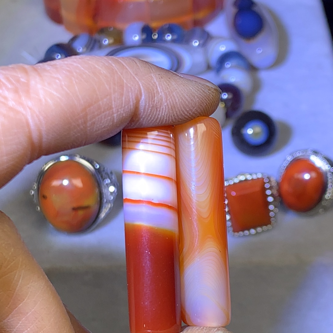 玛瑙/玉髓未镶嵌颈饰