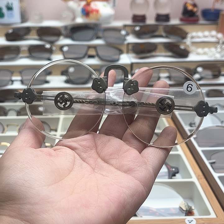 水晶眼镜未镶嵌天然水晶眼镜