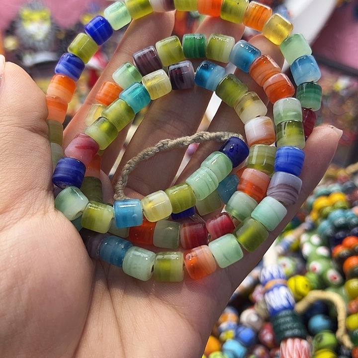 琉璃颈饰尼泊尔琉璃