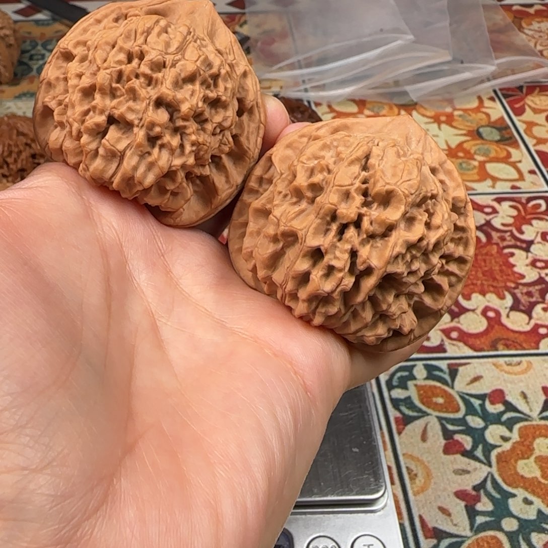 文玩核桃吊坠山地高官49-10